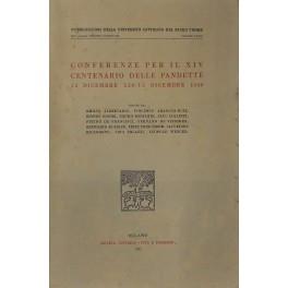 Conferenze per il XIV Centenario delle Pandette. 15 dicembre 530 - 15 dicembre 1930. Tenute da: Emilio Albertario, Vincenzo Arangio-Ruiz, Biondo Biondi, Pietro Bonfante, Paul Collinet, Pietro De Francisci, Fernand de Visscher, Bernhard Kuebler, Fritz - copertina