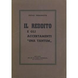 Il reddito e gli accertamenti una tantum - Paolo Terranova - copertina