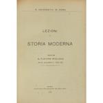 Lezioni di storia moderna. Raccolte da Flaviana Moscarini. Anno accademico 1921-1922