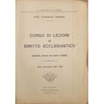 Corso di lezioni di diritto ecclesiastico. Compilazione, autorizzata, dello studente G. Vescovini. R. Università di Roma. Anno accademico 1917-1918