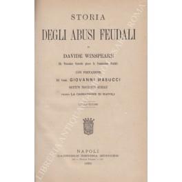 Storia degli abusi feudali. Con prefazione di Giovanni Masucci - copertina
