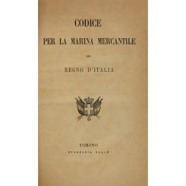 Codice per la marina mercantile del Regno d'Italia - copertina