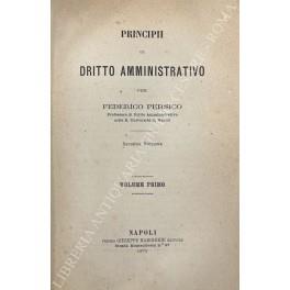 Principii di dritto amministrativo - copertina