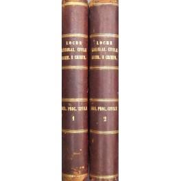 Legislazione civile commerciale e criminale. Vol. IX-X - Codice di procedura civile. Libro primo. Libro secondo. Libro terzo. Libro quarto. Libro quinto - copertina