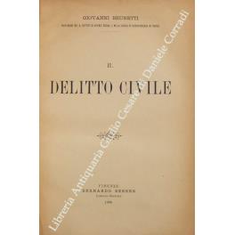 Il delitto civile - Giovanni Bernetti - copertina