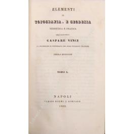 Elementi di topografia, e geodesia teoretica e pratica - copertina