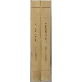 Opera minora. Parte I e Parte II - Giuseppe Tucci - copertina
