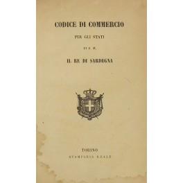 Codice di commercio per gli Stati di S.M. il Re di Sardegna - copertina