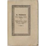 Il prodigio della natura e della grazia, ossia Discorsi scritturali, apologetici e morali sopra le grandezze del S. Patriarca e Profeta Elia ... in occasione delle sacre veglie del carnevale precedenti al suo quaresimale in detta città, l'anno 1837. Ded