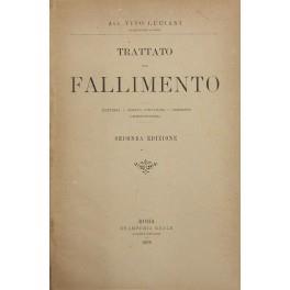 Trattato del fallimento. Dottrina, diritto comparato, commento, giurisprudenza - copertina