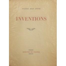 Inventions - Pierre J. Jouve - copertina