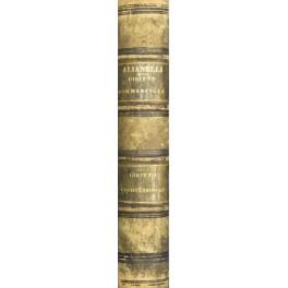 Manuale di diritto commerciale ... secondo le lezioni dettate nella reale Università di Napoli. UNITO A: Rossi Aurelio - Lezioni di diritto amministrativo secondo il corso universitario. Domenico Cesareo, 1881, Terza edizione aumentata e corretta. UN - copertina