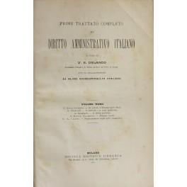 Primo trattato completo di diritto amministrativo italiano. Con la collaborazione di altri giureconsulti italiani. Vol. IX - G. Ricca Salerno: Le entrate ordinarie dello Stato. A. Graziani: Il bilancio e le spese pubbliche. A. Graziani: Il debito pub - copertina