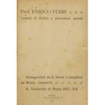 Lezioni di diritto e procedura penale. Stenografate da G. Serra e compilate da Bruno Cassinelli. R. Università di Roma 1913-914