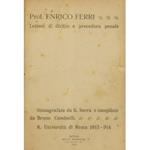 Lezioni di diritto e procedura penale. Stenografate da G. Serra e compilate da Bruno Cassinelli. R. Università di Roma 1913-914
