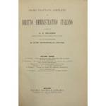 Primo trattato completo di diritto amministrativo italiano. Con la collaborazione di altri giureconsulti italiani. Vol. III - F. Cammeo: Della manifestazione della volontà dello Stato nel campo del diritto amministrativo. G. Vacchelli: La difesa giur