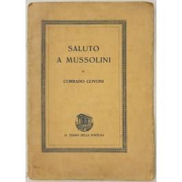 Saluto a Mussolini - copertina