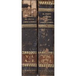 Dizionario del diritto comune e veneto. Vol. I - A-F; Vol. II - G-Z - copertina