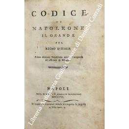 Codice di Napoleone il Grande pel Regno d'Italia - copertina