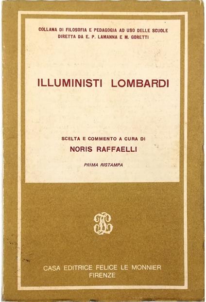 Illuministi lombardi - copertina