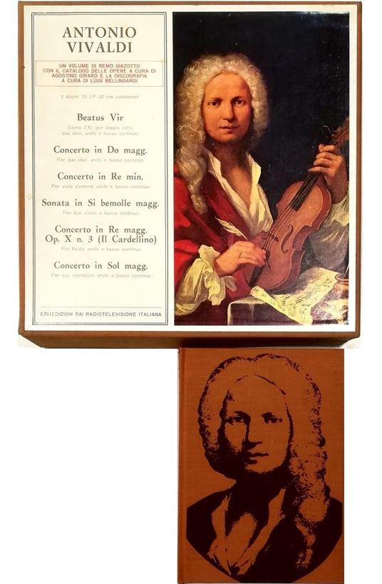 Antonio Vivaldi - in cofanetto completo di due dischi in vinile - copertina