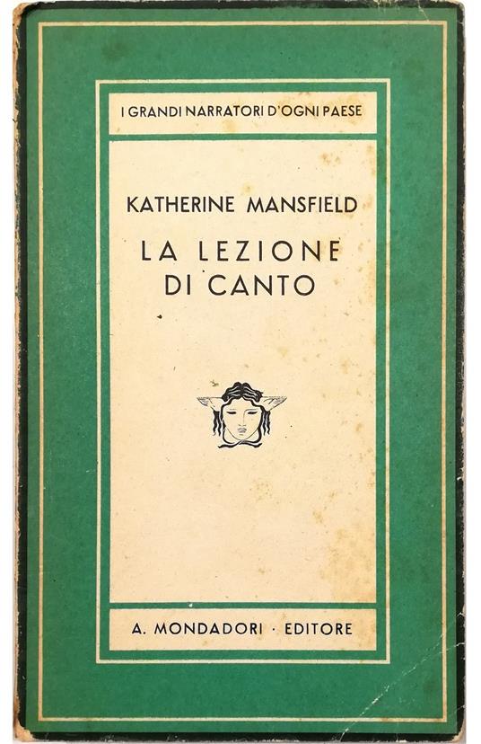 La lezione di canto e altri racconti - Katherine Mansfield - copertina