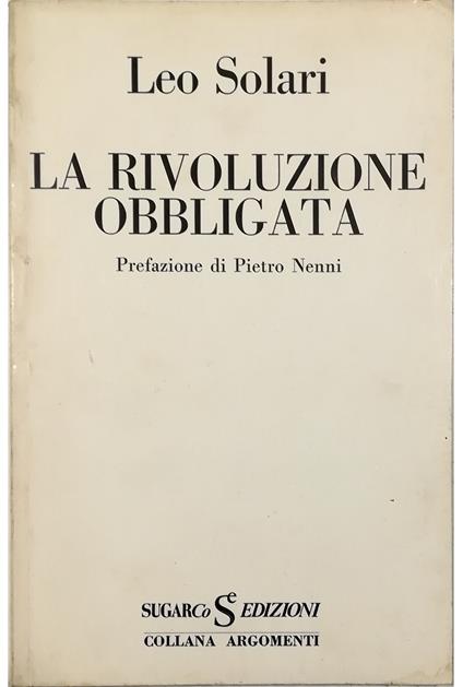 La rivoluzione obbligata - copertina