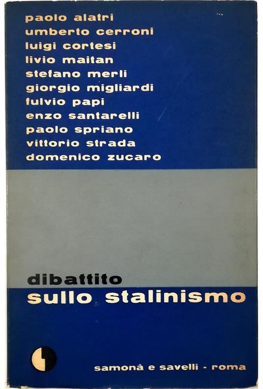 Dibattito sullo stalinismo - copertina