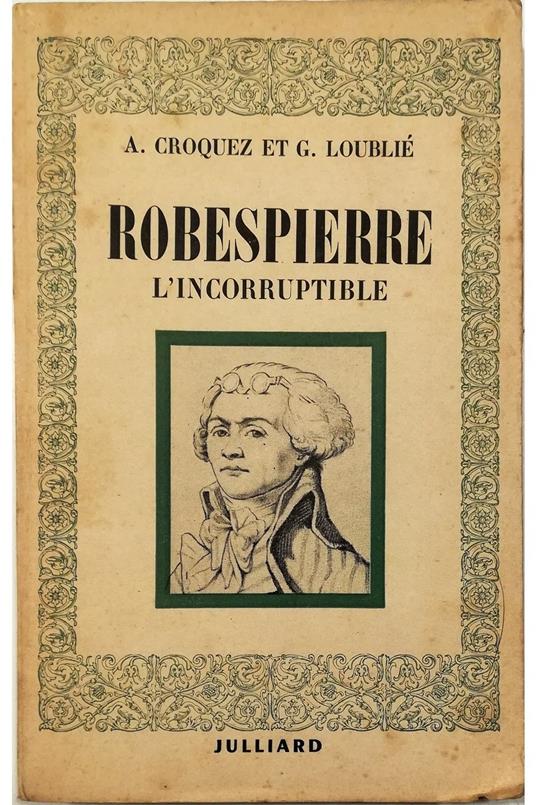 Robespierre L'incorruptible - copertina