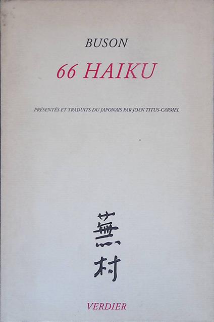 66 haiku - Bruson - copertina