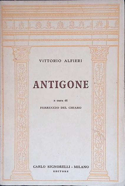 Antigone - Antonio Aliberti - copertina
