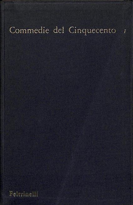 Commedie del Cinquecento - copertina