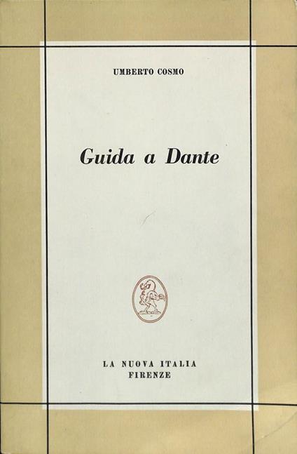 Guida a Dante - Umberto Cosmo - copertina
