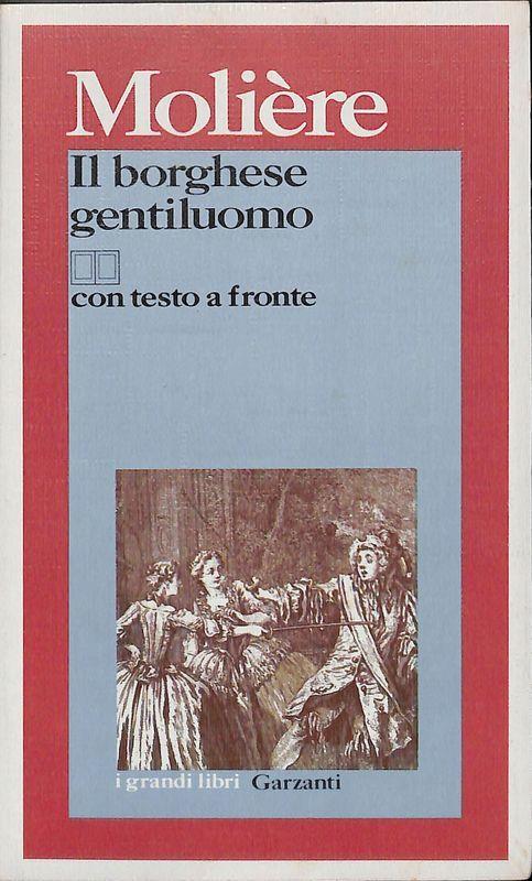 Il borghese gentiluomo - Molière - copertina