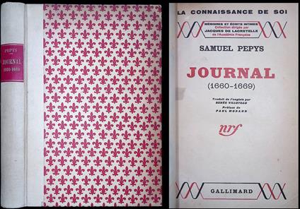 Journal 1660-1669 - Samuel Pepys - copertina