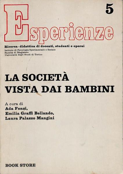La società vista dai bambini - copertina