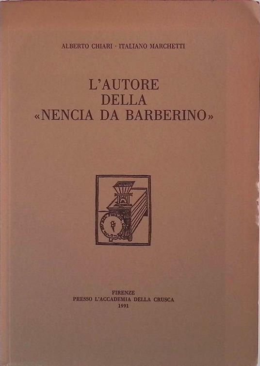 L' autore della - copertina