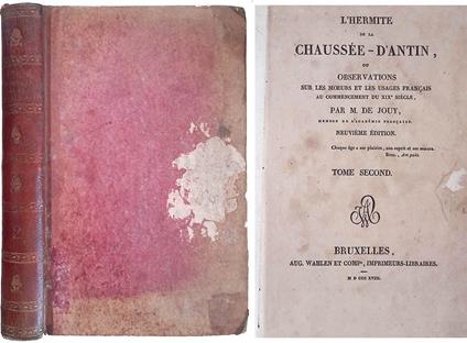 L' Hermite de la Chaussée-d'Antin, ou observations sur les moeurs et les usages francais au commencement du XIX siécle - Tome II - copertina