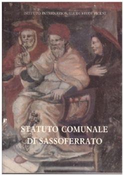 Statuto comunale di Sassoferrato - copertina