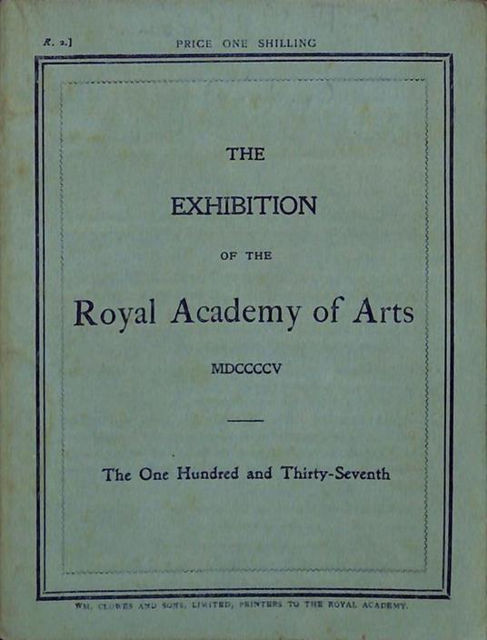 The Exhibition of the Royal Academy of Arts 1905. The One Hundred and Thirty-Seventh - copertina