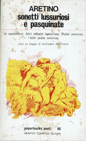 Sonetti lussuriosi e pasquinate - Pietro Aretino - copertina