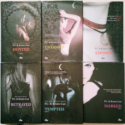 Casa della Notte ,primi sei episodi: Marked/ Betrayed/ Chosen/ Untamed/ Hunted/ Tempted - copertina