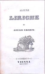 Alcune liriche