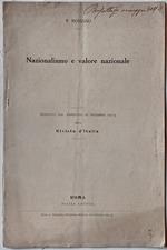 Nazionalismo e valore nazionale