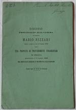 Discorso pronunciato alla Camera dal deputato Mario Rizzari nella tornata del 21 marzo 1868 sopra una proposta di provvedimenti straordinari di Finanza…