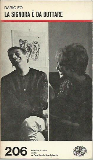 La signora è da buttare - Dario Fo - copertina