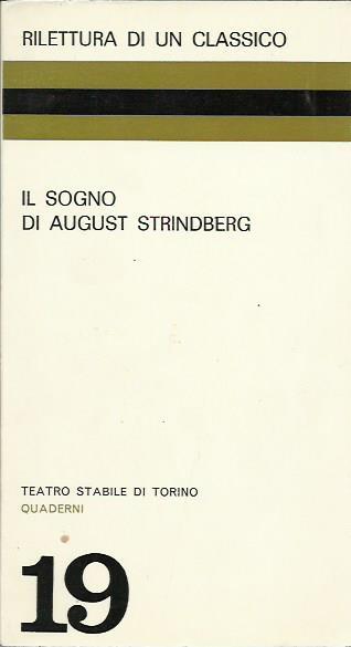Il sogno di August Strindberg - copertina