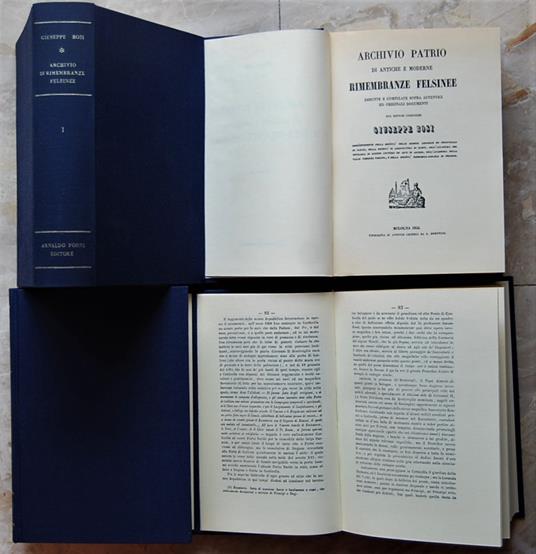 Archivio Patrio Di Antiche E Moderne Rimembranze Felsinee - Giuseppe Bosi - copertina