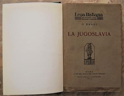La Jugoslavia - copertina
