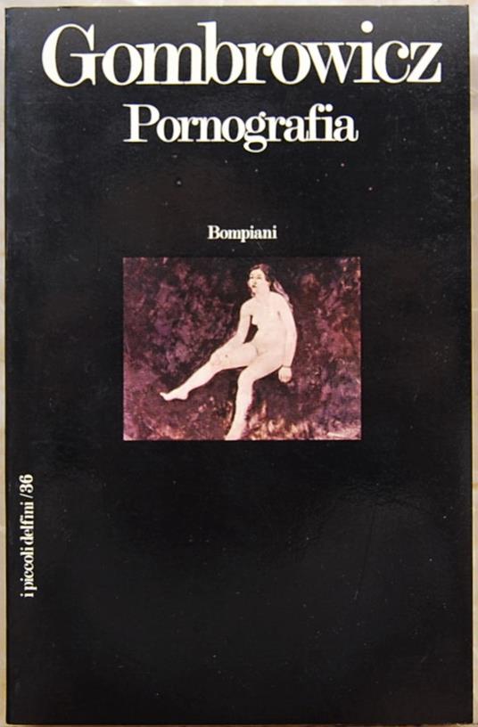 Pornografia - Witold Gombrowicz - copertina